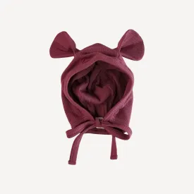 bear hat | port | modal skinny rib