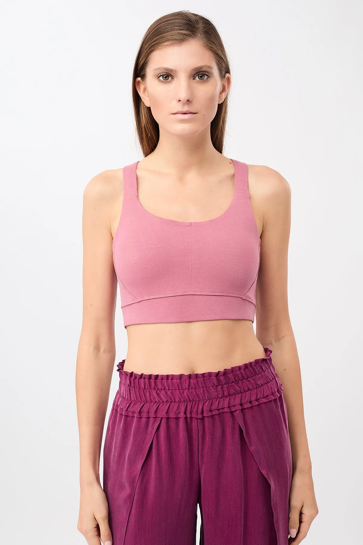 Extra Support Bra (Amethyst), GOTS