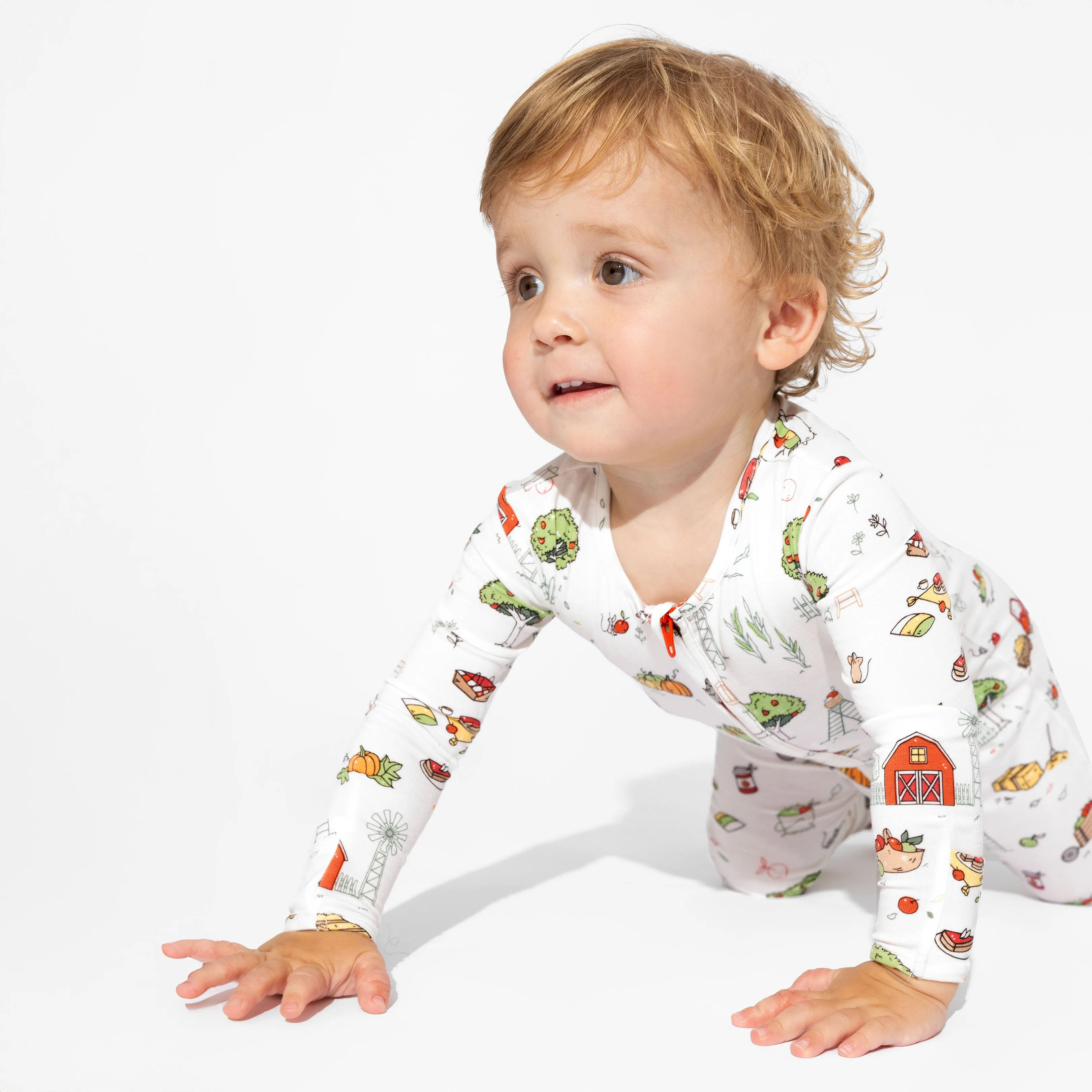 Fall Vibes Bamboo Convertible Footie