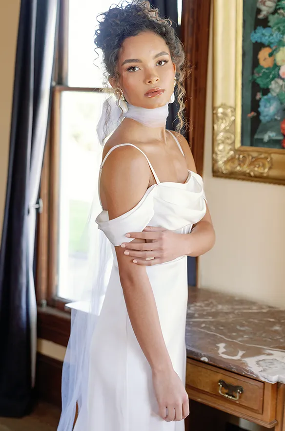 London Convertible Satin Bridal Gown | Made To Order