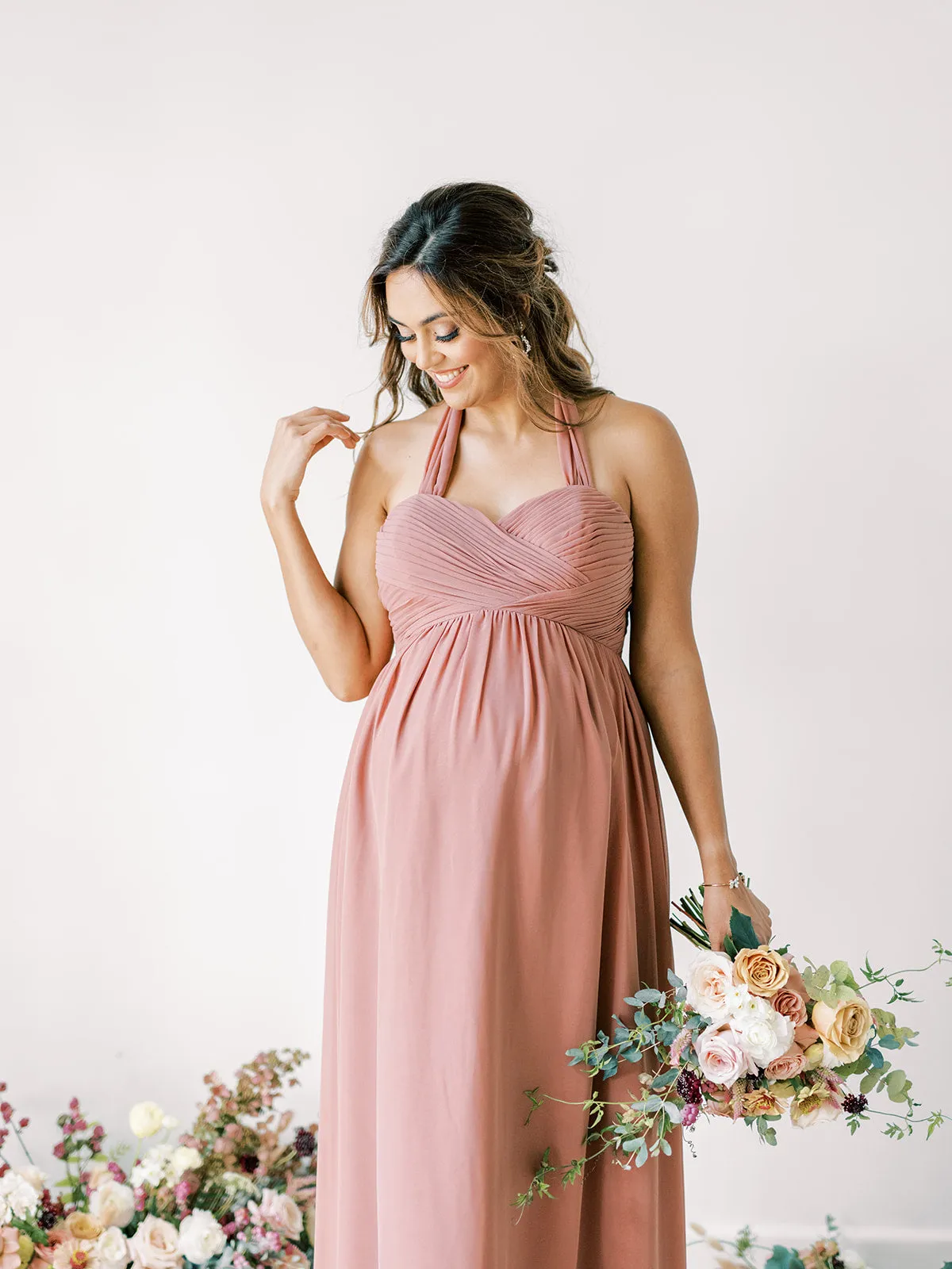 Maternity Kennedy Chiffon Convertible Dress | Made To Order