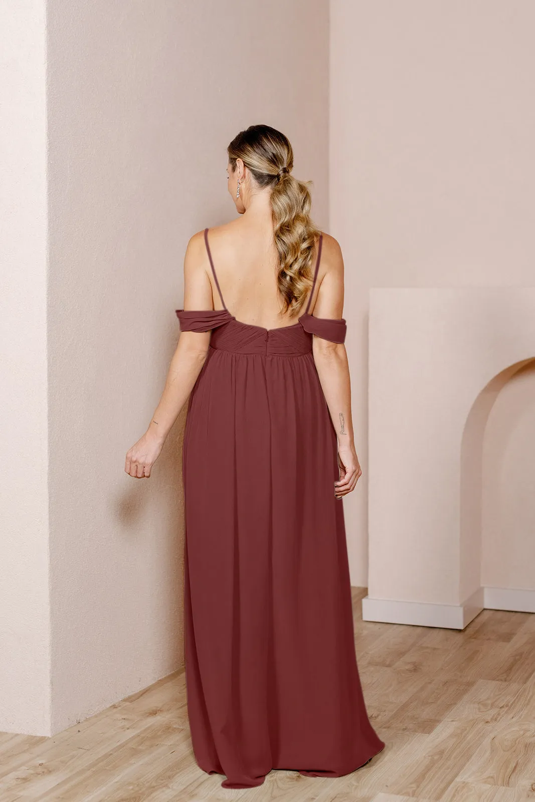Maternity Kennedy Chiffon Convertible Dress | Made To Order