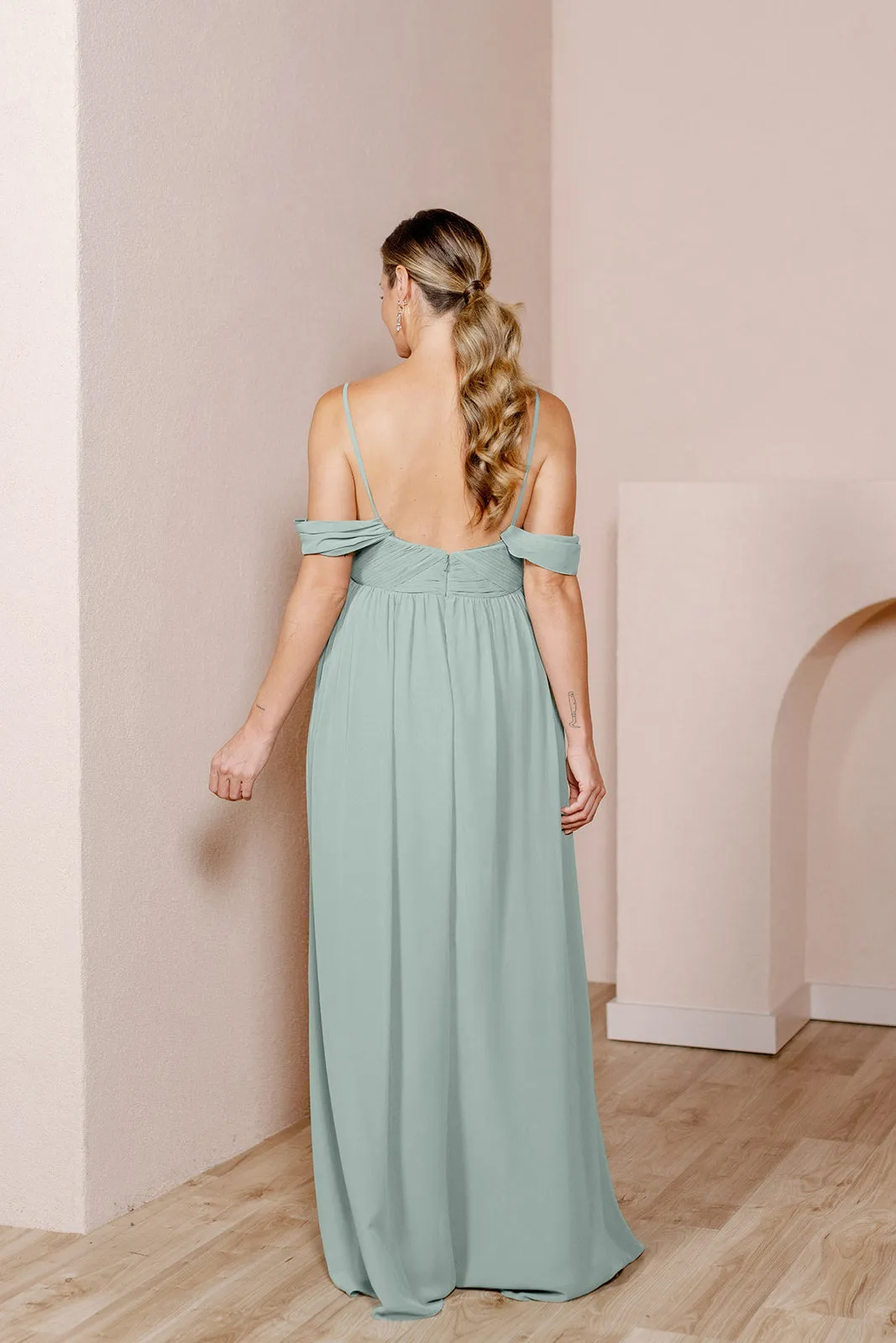 Maternity Kennedy Chiffon Convertible Dress | Made To Order
