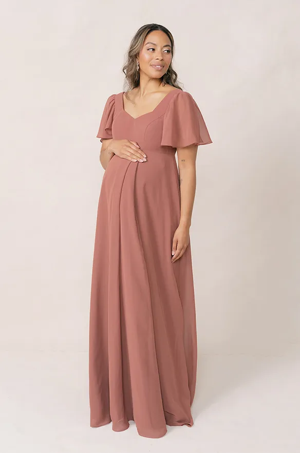Maternity Madeline Convertible Chiffon Dress | Made To Order