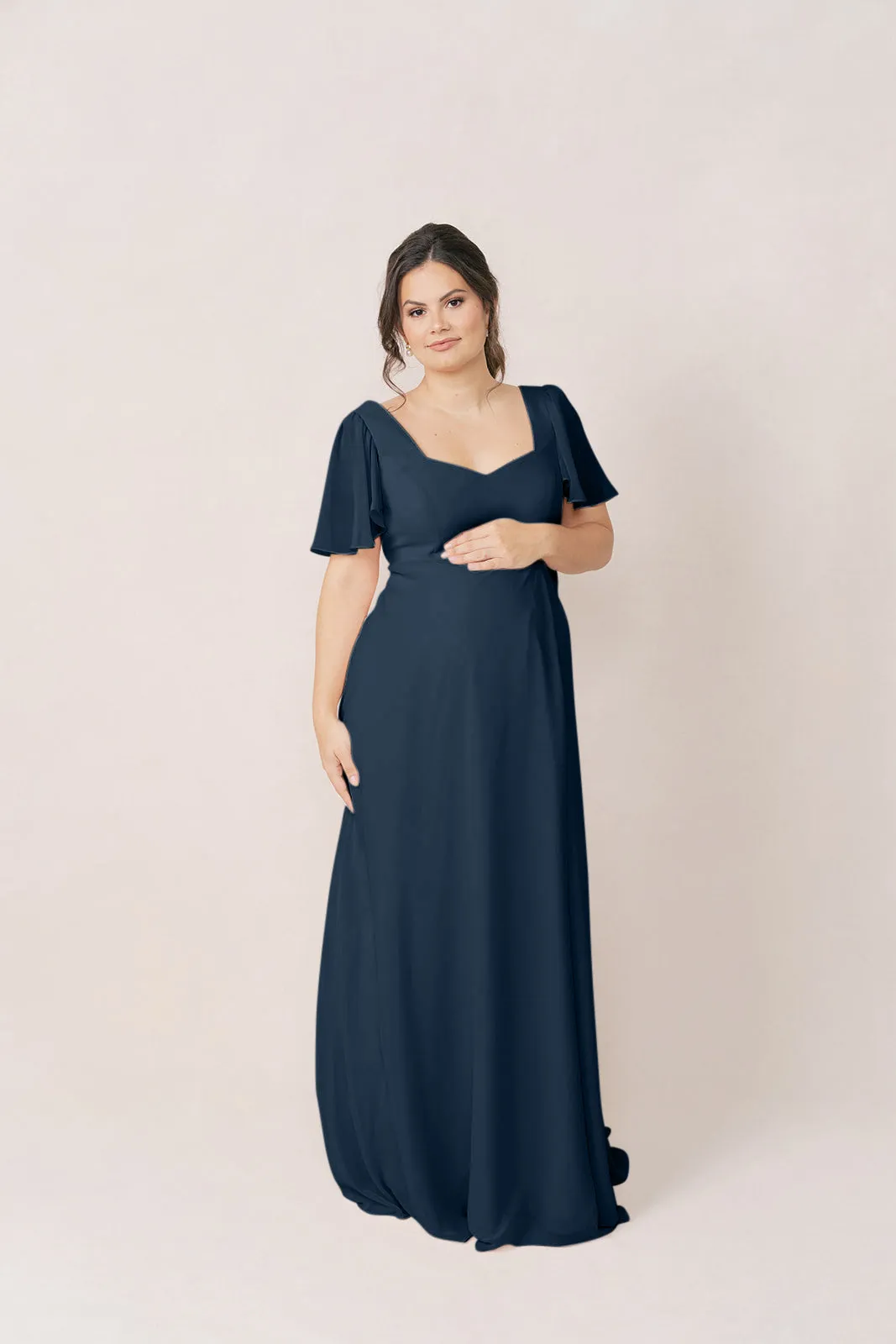 Maternity Madeline Convertible Chiffon Dress | Made To Order