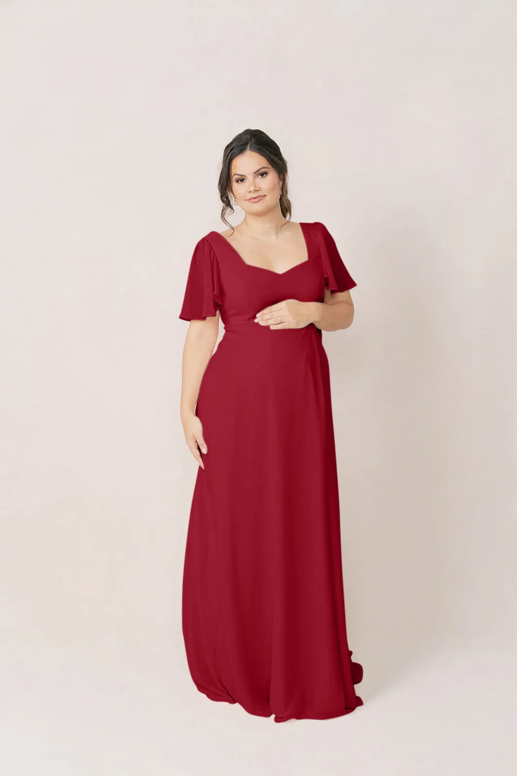 Maternity Madeline Convertible Chiffon Dress | Made To Order