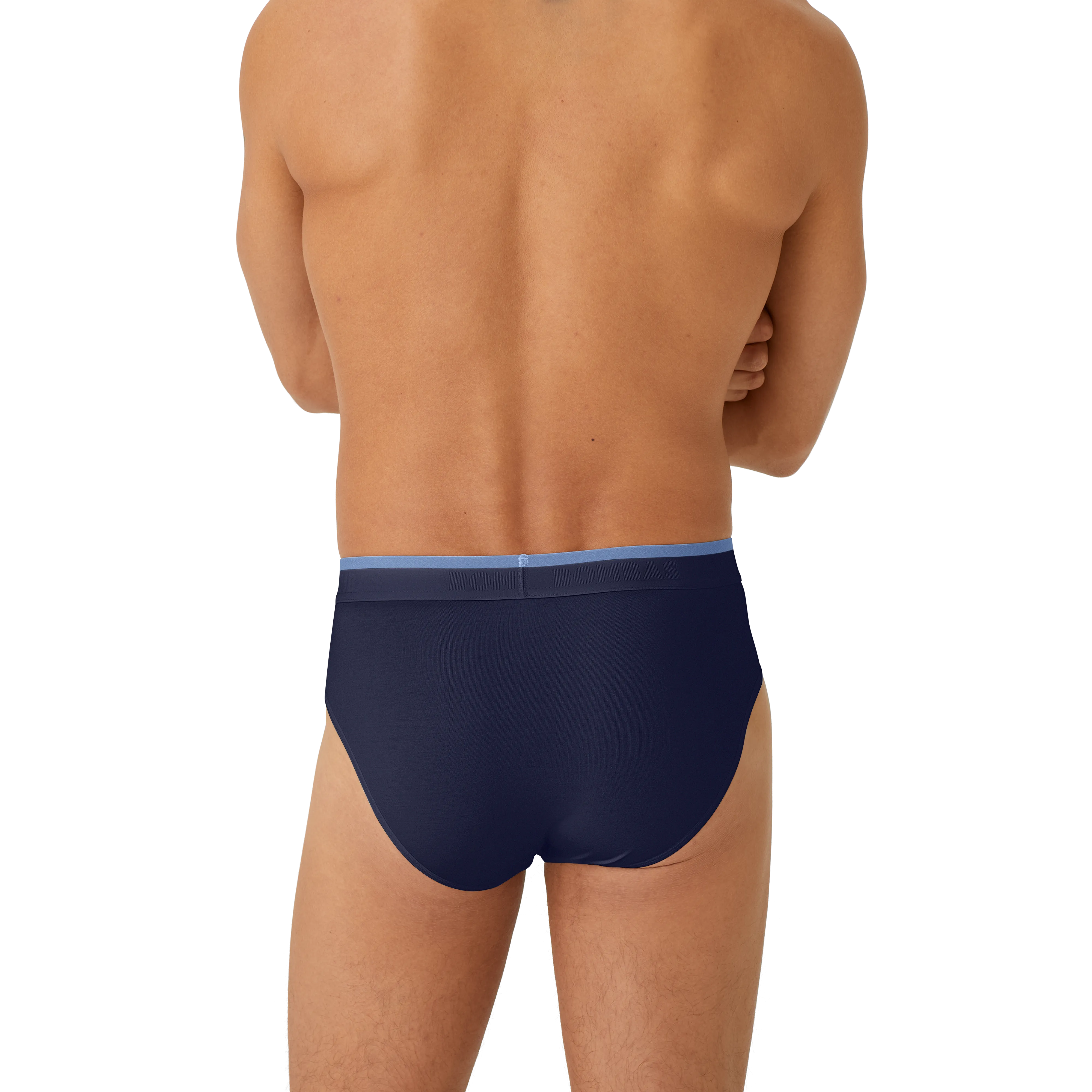 Men's Cotton Modal Blend Flyless Brief 6-Pack