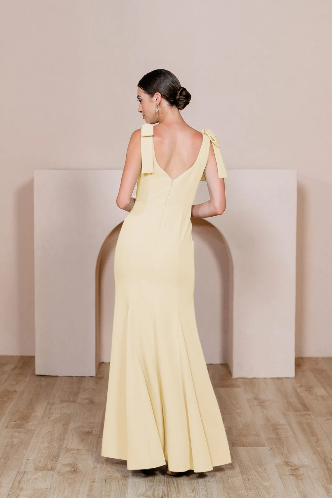 Nicole Crepe Dress | Made To Order