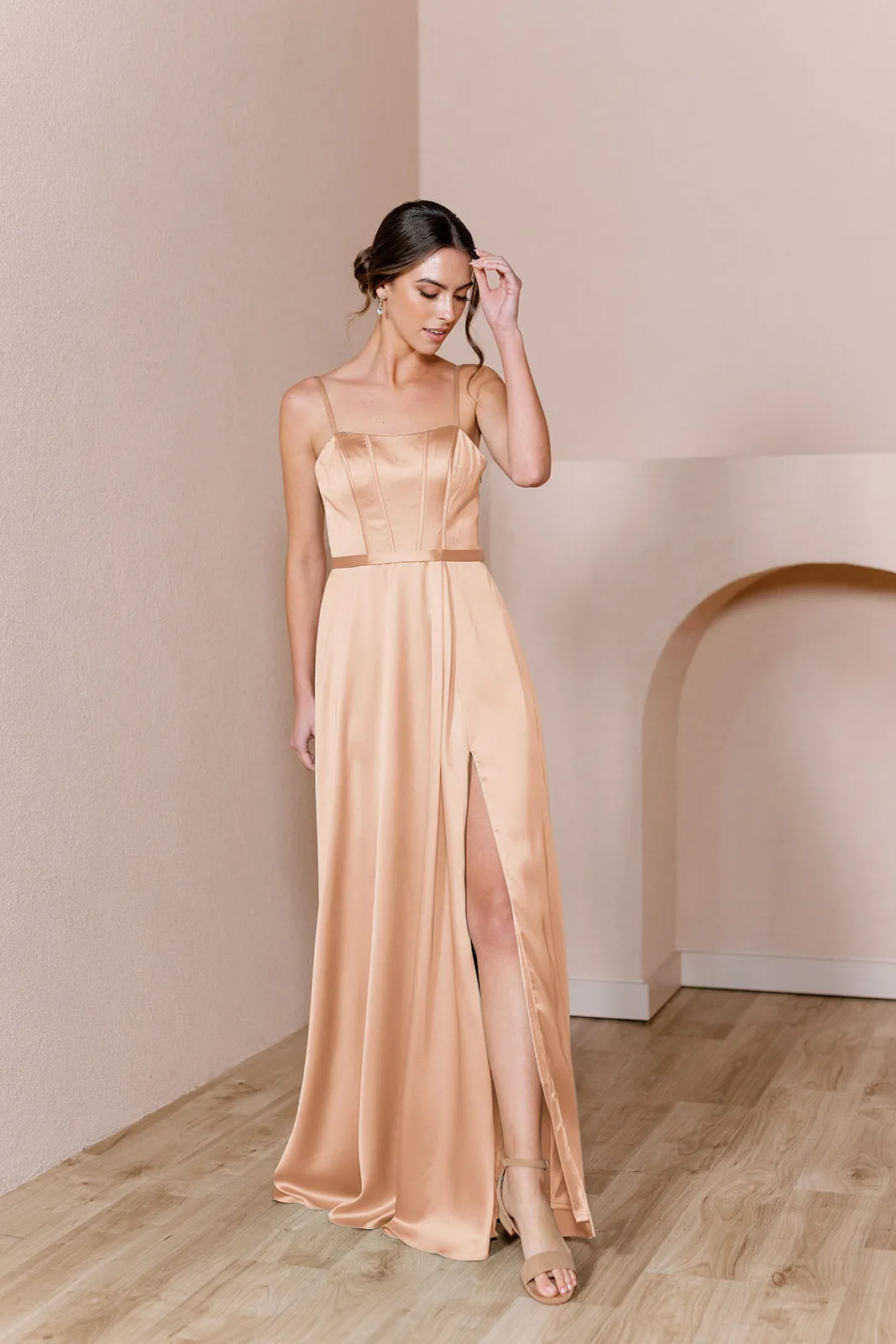Nova Satin Dress | Made To Order