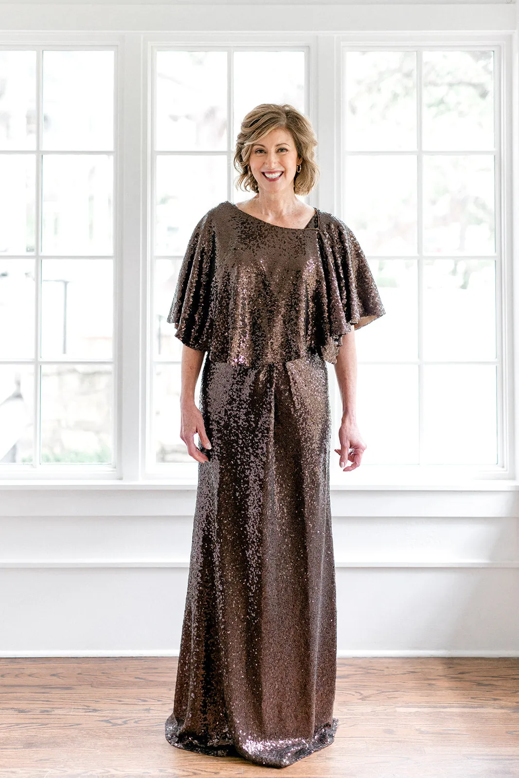 Sequin Convertible Shawl | Made To Order