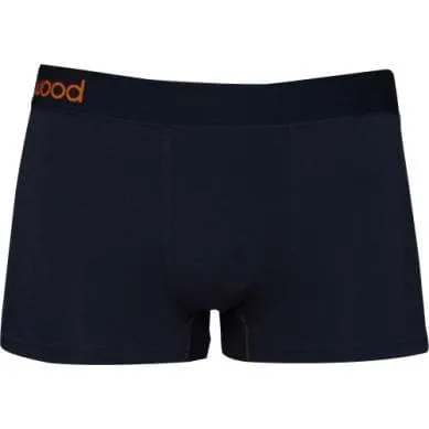 Wood Men's Super Soft Modal Blend 1 In Inseam Trunk Black